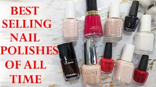 TOP 10 BEST SELLING NAIL POLISHES OF ALL TIME | Application + Swatches on the Natural Nails