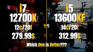 i7 12700k vs i5 13600KF : Which One Is Better?🤔 | 16 Games Tested