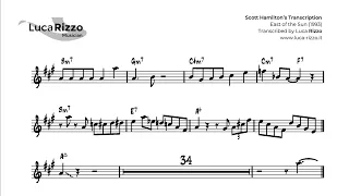 East of theSun and west of the moon - Scott Hamilton (Bb)Transcription.Transcribed by Luca Rizzo
