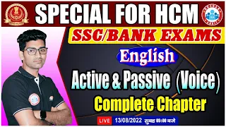 Active and Passive Voice | English For DP HCM, English For SSC Exams | English For Bank Exams