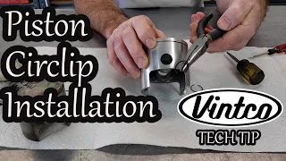 Piston Circlip Installation- VintCo Vintage Dirt Bike Tech Tip