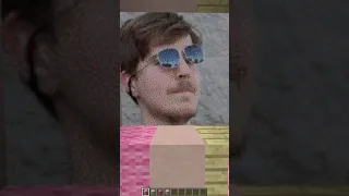 MrBeast Pixel Art in Minecraft! #shorts