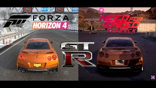 Forza Horizon 4 vs Need For Speed Payback | Nissan GT-R Sound And Graphics Comparison (Side by Side)