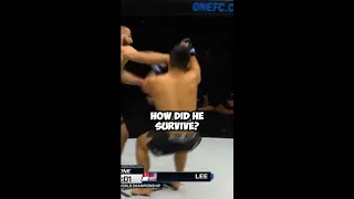 HOW DID HE SURVIVE? #shorts #mma #shorts