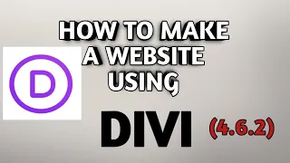 How To Make a WordPress Website 2021 | DIVI Theme Tutorial (DIVI 4.6.2)||Step By Step..