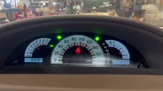 トヨタ　ラウム　スピードメーター　作動動画