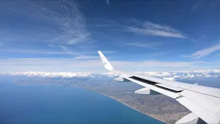 Lufthansa A320neo firm summer landing in Naples I 4K60