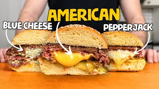 MOLTEN Cheese-Stuffed Burgers aka The Juicy Lucy | Cooking The States (Minnesota)