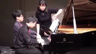 Mendelssohn Allegro brillant in A Major for Piano, Four Hands Op. 92  -- Alex Chien, Kaji Shiromoto