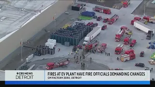 Fires at GM EV plant have fire officials demanding changes