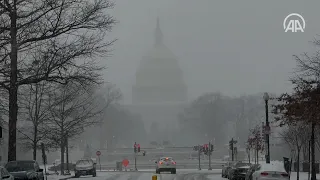 Снежная буря обрушилась на многие районы США, в том числе столицу Вашингтон