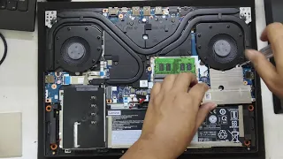 Lenovo Legion 5i 15IMH05 - Disassembly and Upgrade Option Indonesia