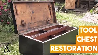 Tool Chest Restoration [Woodworking Project] (Tool Box)