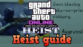 GTA Online Diamond casino heist guides - Guns blazing