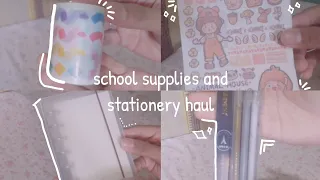 ✏📓school supplies and stationery haul📓✏