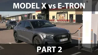 Model X vs e-tron 1000 km challenge part 2