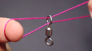 Easiest Fishing Knot to Tie a Swivel