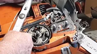 HOW To Assemble A Husqvarna Chain brake For 570 , 565 , 572 , 576. Notes From Husqvarna 575 Project