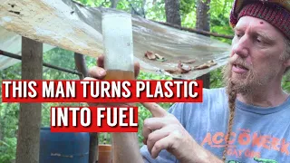 THIS SELF SUFFICIENT FAMILY MAKES THEIR OWN FUEL FROM PLASTIC!