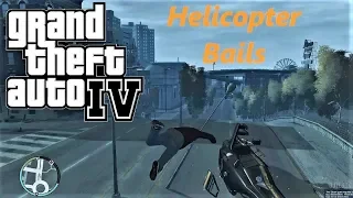 GTA 4 Helicopter Bails - GTA 4 ( Euphoria Showcase)