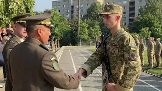 Військова Присяга на вірність українському народу курсантів-першокурсників 2021р.