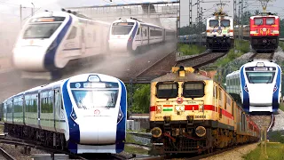 100 In 1 TRAIN VIDEOS Ultimate Compilation! HIGH SPEED Train Videos! Indian Railways Trains