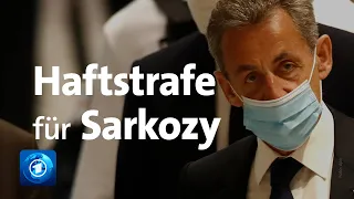 Frankreich: Ex-Präsident Sarkozy zu Haftstrafe verurteilt