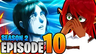 THE DECISION! | Attack on Titan Season 2 Episode 10 Reaction