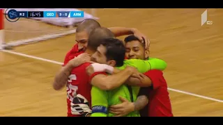 UEFA Futsal Euro / Netherlands 2022 - Round 3 / Group 2 - Georgia 5x0 Armenia