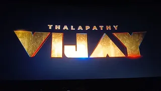 Thalapathy Vijay Title Card In LEO🔥 Georgettan's Ragam Theatre Thrissur , Kerala