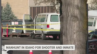 3 officers shot at Idaho hospital as gunman helps prison inmate escape custody, manhunt underway