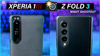 Xperia 1 III Vs Galaxy Z Fold 3 - Camera Comparison (PART 1) NIGHT