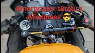 CBR 929 RR Fireblade Steering damper instalation / Montaż amortyzatora skrętu Aliexpress