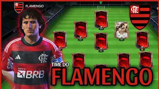 MONTEI O TIME DO FLAMENGO NO FC MOBILE 24! 🇾🇪 GAMEPLAY E GOLEADA HISTÓRICA 🏆