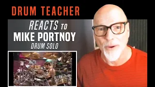 Drum Teacher Reacts to Mike Portnoy - Drum Solo