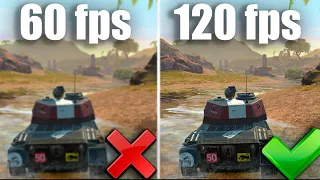 КАК ПОСТАВИТЬ 120 ФПС в WOT BLITZ и других играх