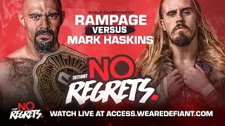 "I'm Going To F***ing Kill You" - Rampage vs Haskins at No Regrets