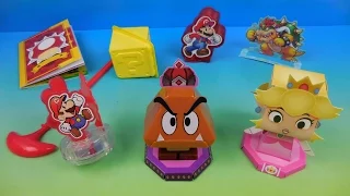 2016 NINTENDO MARIO and LUIGI PAPER JAM SET OF 5 SONIC DRIVE-IN COLLECTION VIDEO REVIEW