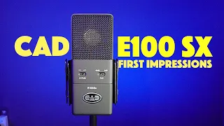THIS JUST IN!!!!  CAD e100SX first impressions | Booth Junkie