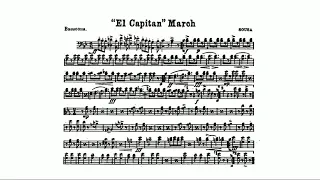 El Capitan March: Bassoon: John Philip Sousa