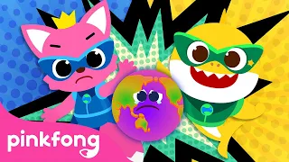 Pinkfong Baby Shark, Sauvez Notre Planète! | +Comptines | Climat | Pinkfong ! Chansons pour Enfants