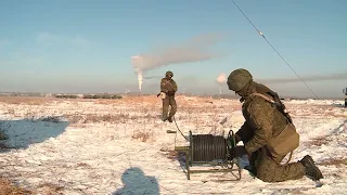 Тактико-специальная подготовка связистов ВВО, Амурская область