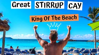 King of the Beach at Great Stirrup Cay - Norwegian Encore Inaugural Cruise