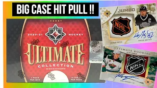 HUGE HIT !!! 2020-21 Upper Deck Ultimate Collection Hockey Hobby Box Break !