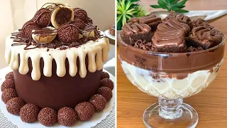 Oddly Satisfying Cake Decorating - The Best Chocolate Cake Recipes - So Yummy Cheesecake Recipe