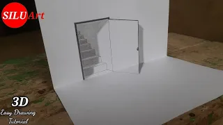 The Door illusion | Magic Perspective with Pencil | 3D trick art Drawing | Pencil Drawing