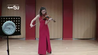 Claire Wells - Menuhin Competition Richmond 2021, Senior First Rounds