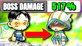 How YOU Can increase YOUR Boss Damage in Maplestory Reboot!