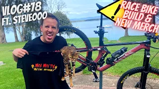 RACE BIKE BUILD AND FRESH MERCH Ft. Steveooo! VLOG#78 | Jack Moir |