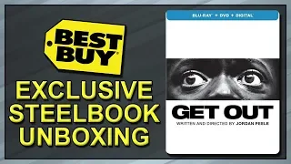 Get Out Best Buy Exclusive Blu-ray SteelBook Unboxing